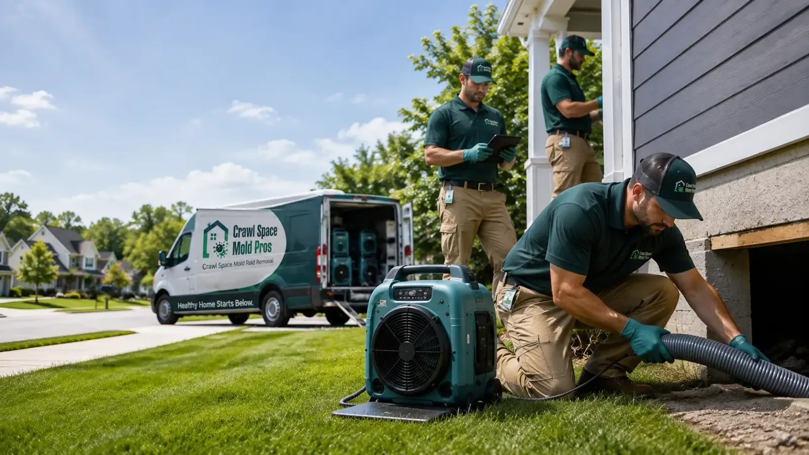Crawl Space Mold Removal in Waterford, CA